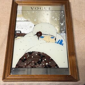 Vogue Framed Art Print Mirror 1919